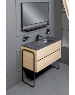 Мебель для ванной комнаты Vallessi 80 дуб светлый матовый Armadi art