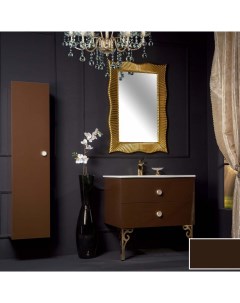 Мебель для ванной комнаты NeoArt 100 Dark Brown под столешницу керамика 2 ящика Armadi art