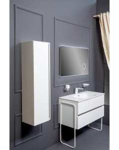 Мебель для ванной комнаты Vallessi 100 белый глянец Armadi art