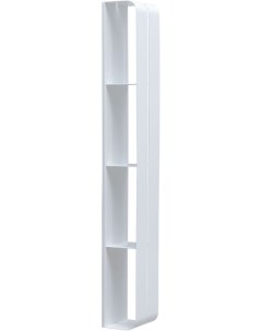 Полка Магнум 15 см белая матовая вертикальная Aquanet