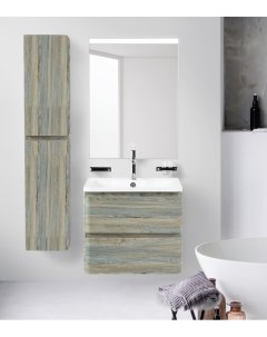 Мебель для ванной комнаты Albano 60 см подвесная 2 ящика Pino Scania Belbagno