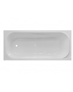 Ванна из литьевого мрамора Альфа 170x75 ФР 00001751 белая пристенная Эстет
