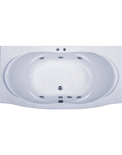 Акриловая ванна Фиеста 194х90 В 00037 белая глянцевая, без гидромассажа, с каркасом и сливом Bas