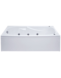 Акриловая ванна Мальдива 160x70 В 00022 белая глянцевая, без гидромассажа, с каркасом и сливом Bas