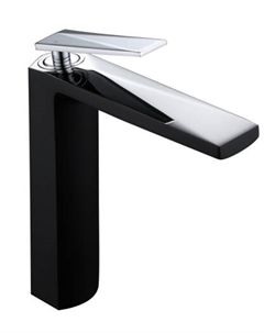 Смеситель для раковины Venturo 372-B черный, хром Boheme
