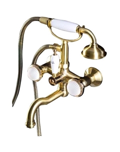Смеситель для ванны с душем Satine 313-ST бронза Boheme