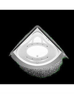 Акриловая ванна Модена 150x150 В 00025 белая глянцевая, без гидромассажа, с каркасом и сливом Bas
