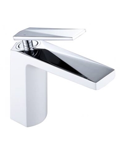 Смеситель для раковины Venturo 371-W белый, хром Boheme