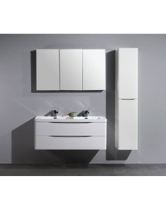 Мебель для ванной комнаты Ancona N 120 2 подвесная bianco lucido Belbagno