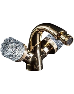 Смеситель для биде Crystal 296-CRST золото Boheme