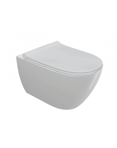 Подвесной унитаз Mascon 082128 белый, с крышкой микролифт Berges