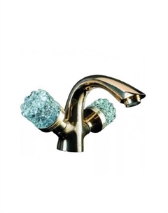 Смеситель для раковины Crystal 311-CRST бронза Boheme