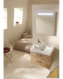 Мебель для ванной комнаты EB1301 E70 Rythmik 60 см 2 ящика для раковины EXQ112 Z арлингтонгский дуб  Jacob delafon
