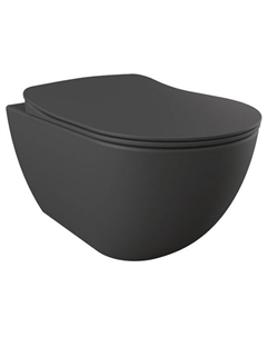 Подвесной унитаз Free Антрацит с функцией биде FE320.60000 Creavit