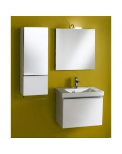Мебель для ванной комнаты Odeon Up 67 см белый блестящий ламинат подвесная Jacob delafon