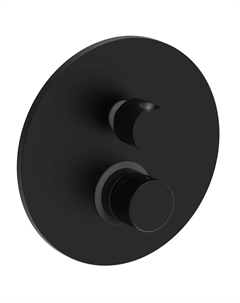 Смеситель для душа Jo Jo019NO черный матовый со встраиваемой частью Paffoni