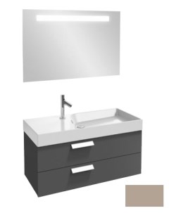 Мебель для ванной комнаты EB1304 E10 Rythmik 100 см 2 ящика для раковины ЕХN112 Z квебекский дуб под Jacob delafon