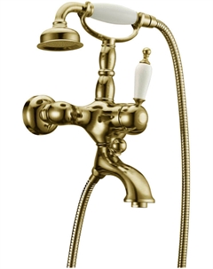 Смеситель для ванны с душевой лейкой Medici Ripresa 303 бронза Boheme