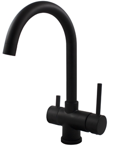 Смеситель для кухни Stick SK190NO черный матовый Paffoni