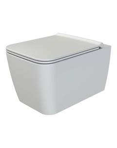 Унитаз подвесной Zen 37 см 967-WM без крышки, белый матовый Boheme