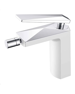 Смеситель для биде Venturo 376-W белый, хром Boheme