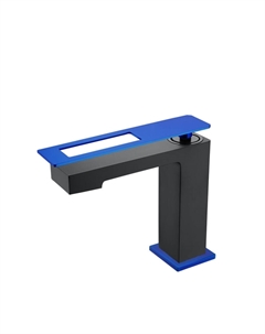 Смеситель для раковины Q BlackUW 141-BUW черный, синий Boheme