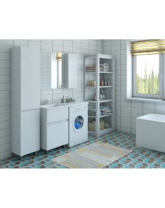 Мебель для ванной комнаты Dallas Luxe 100 напольный 2 ящика L Эстет