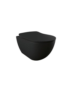 Унитаз подвесной Free FE320-11SM00E-0000 черный матовый Creavit