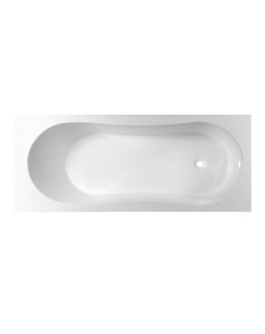 Ванна из литьевого мрамора Лаура 170x70 ФР 00000678 белая пристенная Эстет