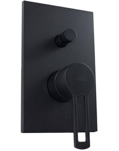 Смеситель для душа Ringo RIN015NO/M со встраиваемой частью чёрный матовый Paffoni