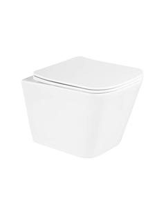 Унитаз подвесной Due BB3103CHR/SC белый, с крышкой микролифт Belbagno