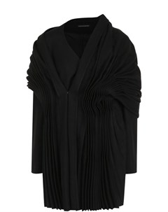 Шерстяной жакет с драпировкой Yohji yamamoto