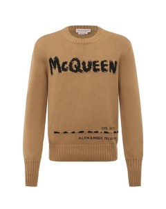 Хлопковый свитер Alexander mcqueen
