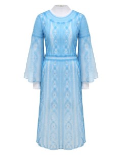 Комбинированное платье Fendi