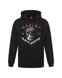 Хлопковое худи Harley davidson