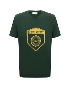 Хлопковая футболка Saint laurent