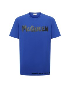 Хлопковая футболка Alexander mcqueen