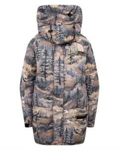 Пуховик The North Face x Gucci