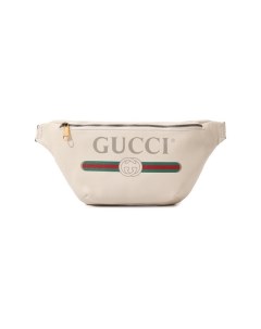Кожаная поясная сумка Print Gucci
