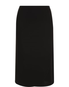 Однотонная юбка миди из шелка Valentino