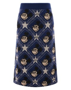 Шерстяная юбка Disney x Gucci