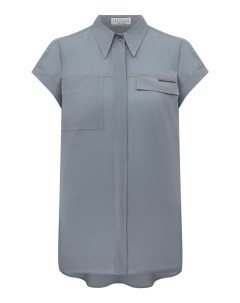 Шелковая рубашка Brunello cucinelli
