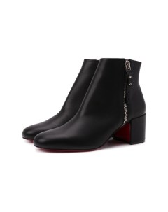 Кожаные ботильоны Ziptotal 55 Christian louboutin