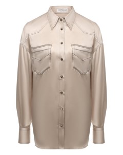 Шелковая рубашка Brunello cucinelli