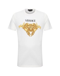 Хлопковая футболка Versace