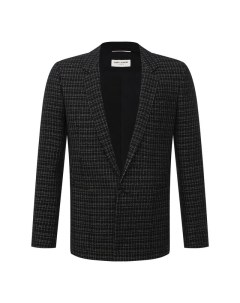 Пиджак из шерсти и вискозы Saint laurent