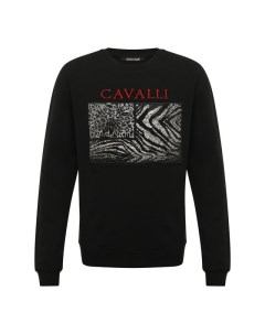 Хлопковый свитшот Roberto cavalli