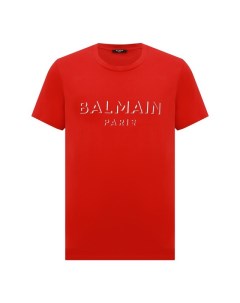 Хлопковая футболка Balmain