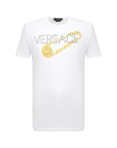 Хлопковая футболка Versace