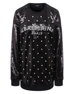 Свитшот с пайетками Balmain